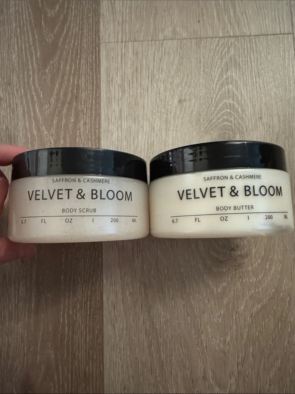 Velvet Bloom Saffron & Cashmere Body Butter & Scrub Set NEW 🏷️